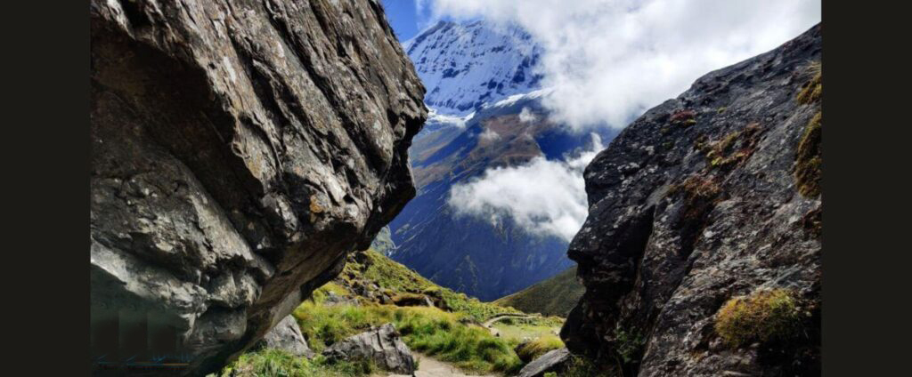 Annapurna himal view during Mardi Himal Trek