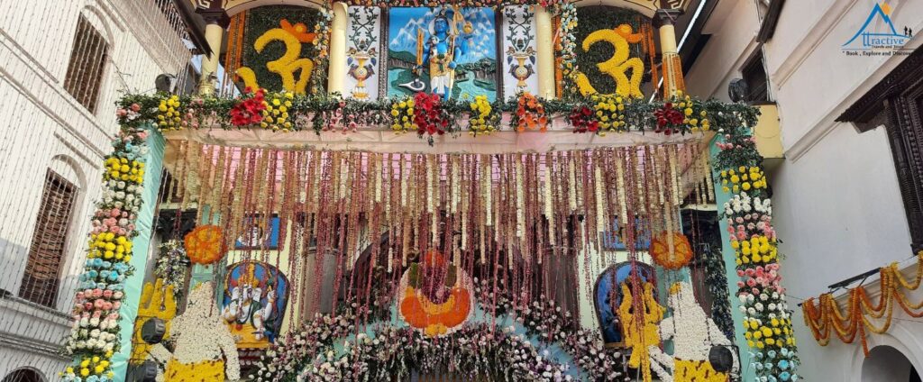 Mahashivaratri decorations in Pashupati