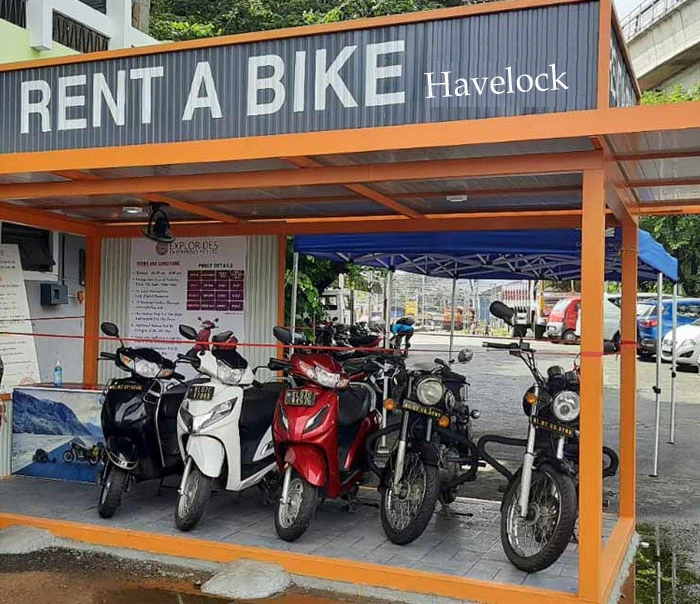 Bike rentals in Havelock Island for self-drive exploration
